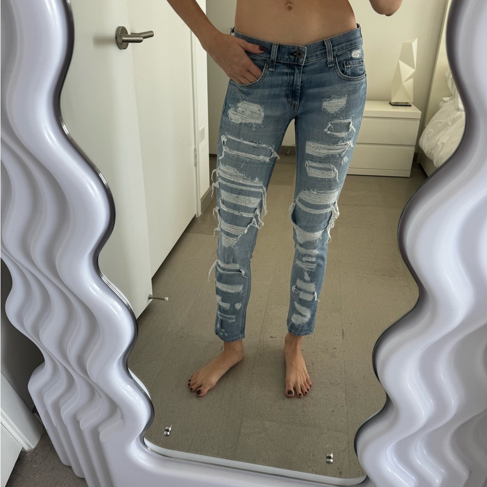 Rag n Bone ripped jeans size 24